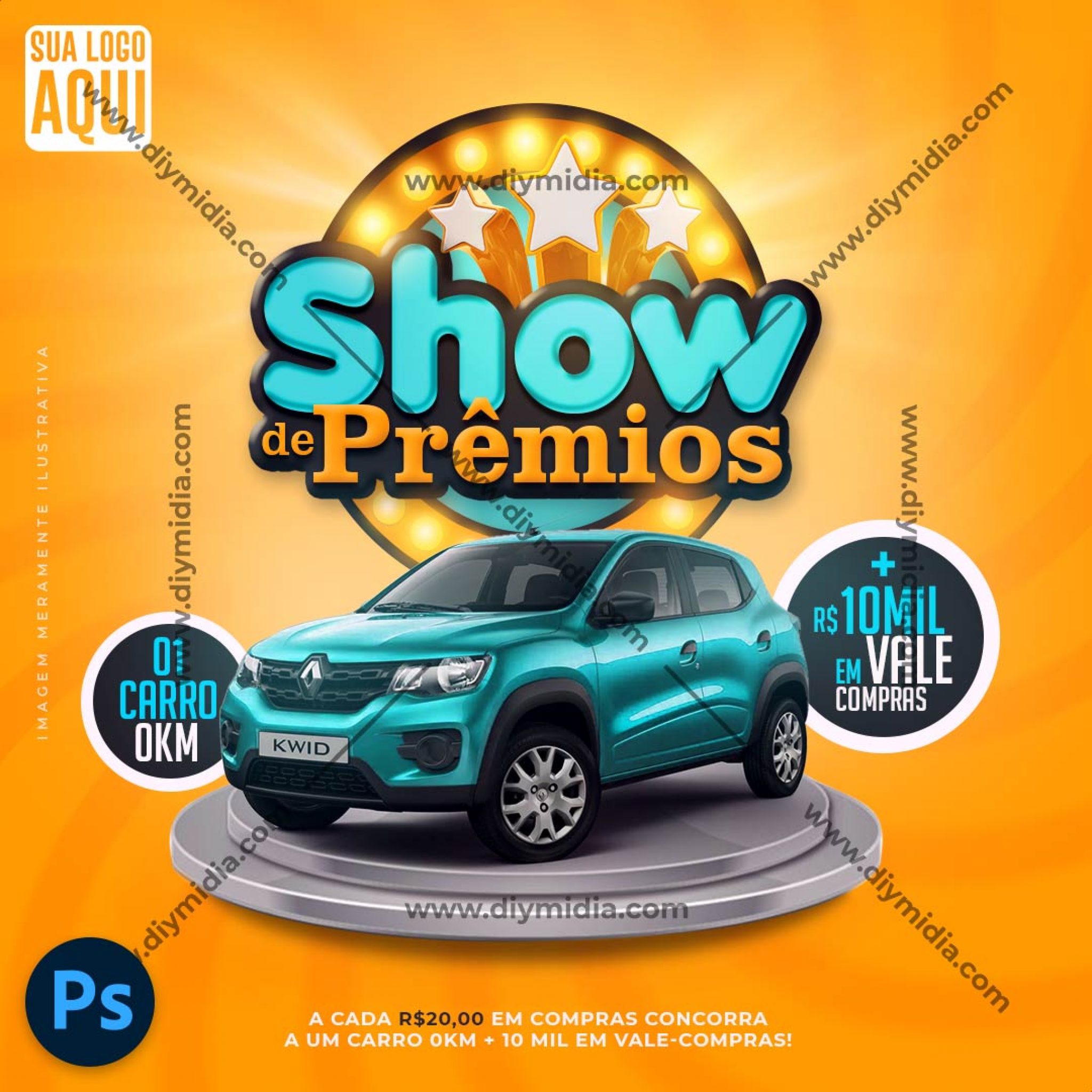 Ofertas Show De Pr Mios Banner Edit Vel Psd Premium